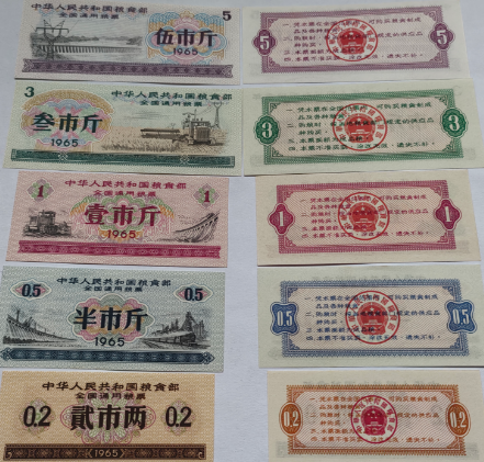 080145朱峻耀全国粮票